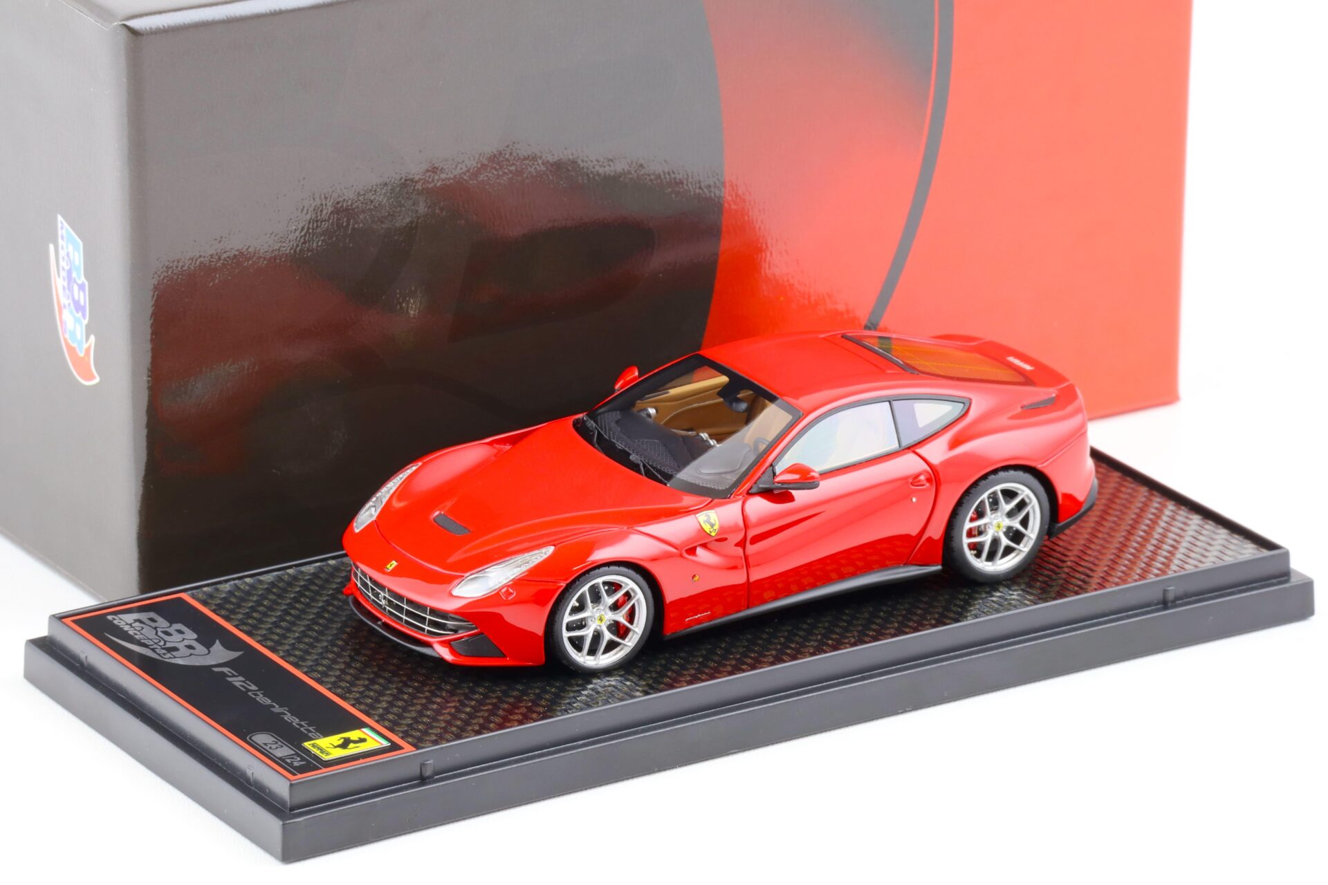 1:43 BBR Ferrari F12 Berlinetta Rosso Corsa 322 red - Limited 24 pcs.