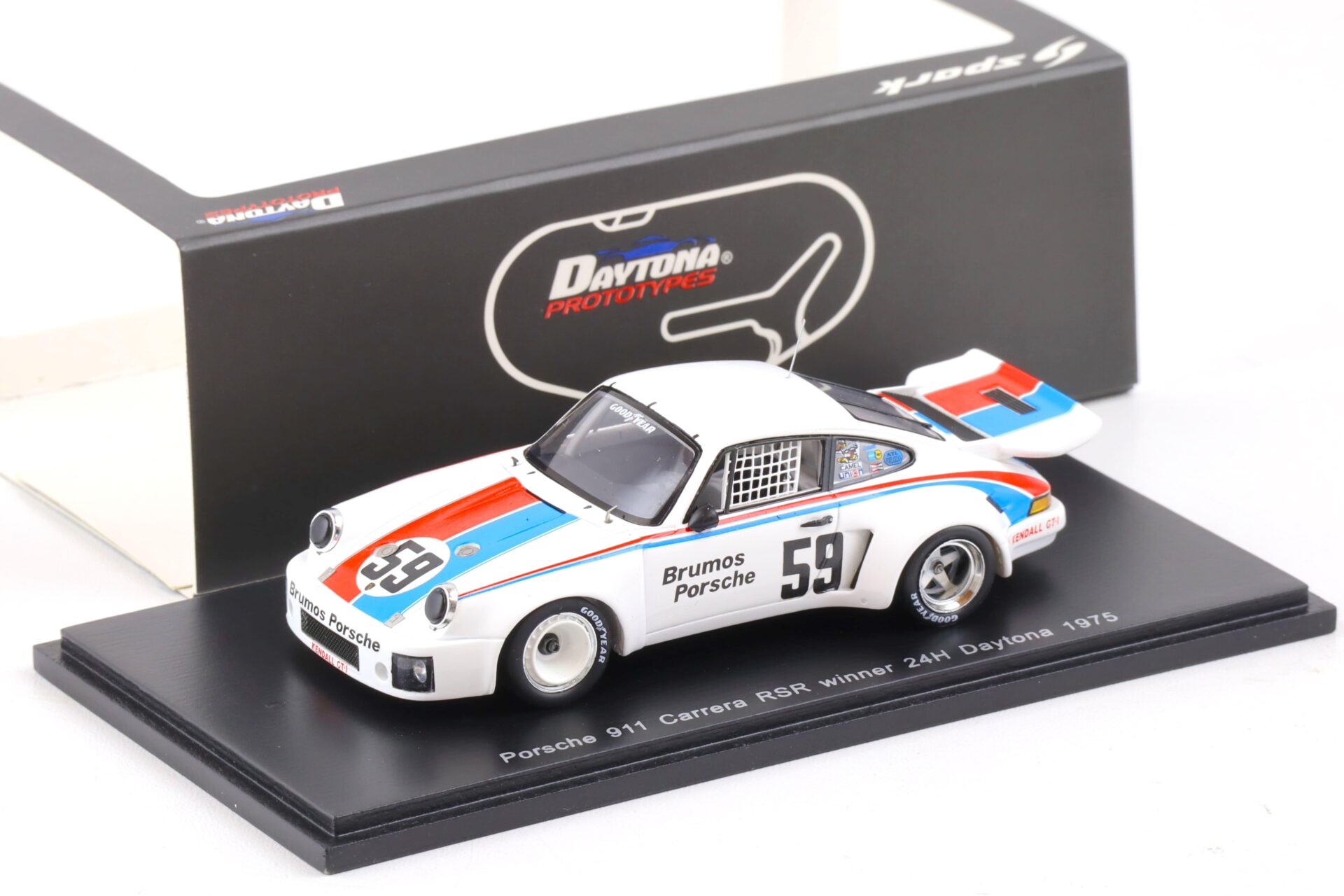 ID 83616 orig 1.jpg 1:43 Spark Porsche 911 Carrera RSR Winner 24h Daytona 1975 Brumos Gregg/ Haywood