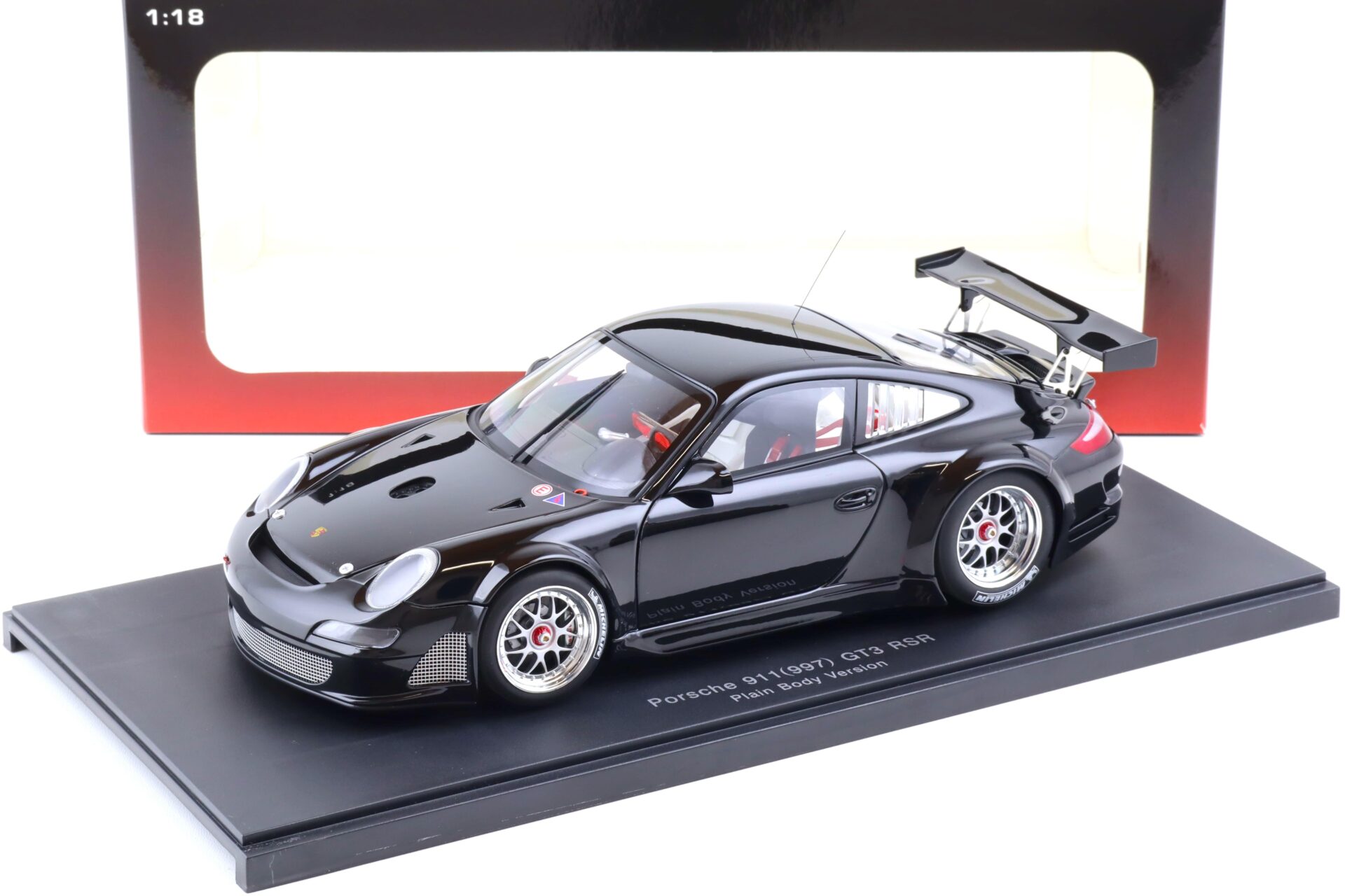 ID 83800 orig.jpg 1:18 AUTOart Porsche 911 (997) GT3 RSR Coupe Plain Body Version black 80787