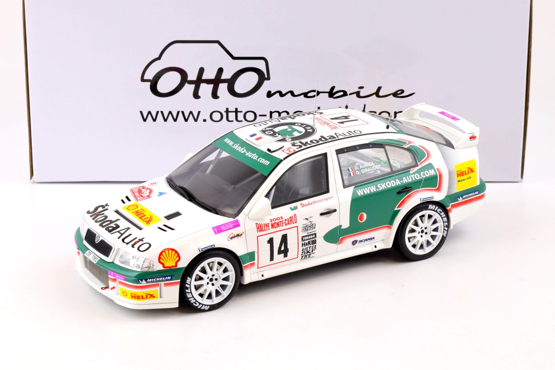 ID 83861 orig.jpg 1:18 OTTO mobile OT431 Skoda Octavia WRC Rally Monte Carlo 2003 Auriol #14