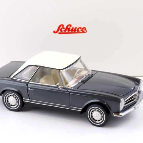 1:18 Schuco Mercedes 280 SL Pagode W113 Cabriolet dark grey 1963