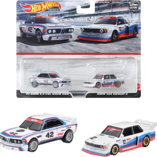 1:64 Hot Wheels 2023 Premium 2-Pack BMW 3.0 CSL + BMW 320 Group 5 - 979J
