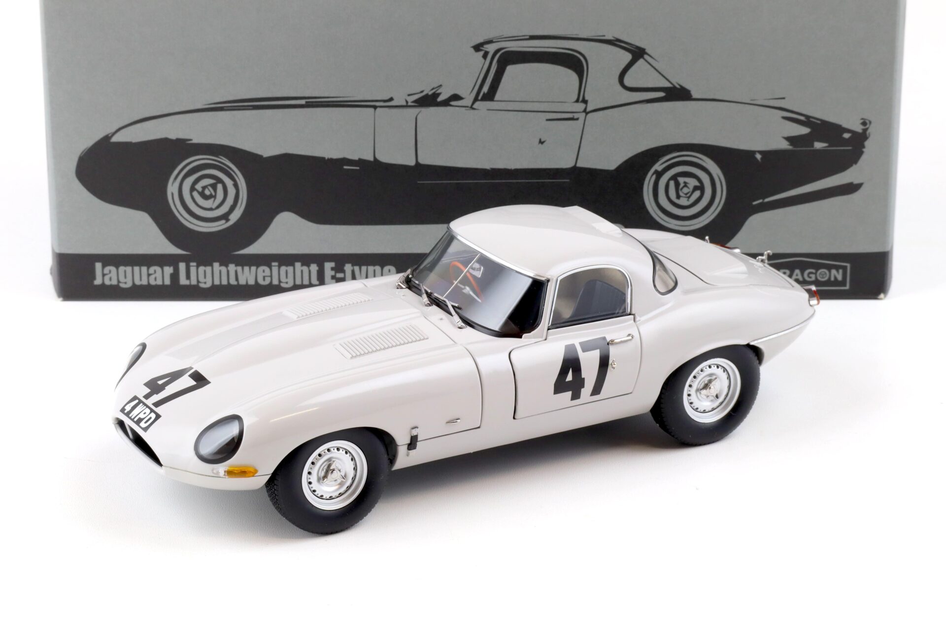 ID 84126 orig.jpg 1:18 Paragon Jaguar E-Type Lightweight No.1 Coombs 4 WPD grey 1963