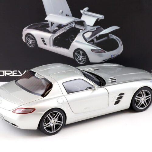 1:18 Norev Mercedes SLS AMG Coupe 2010 silver metallic 183490