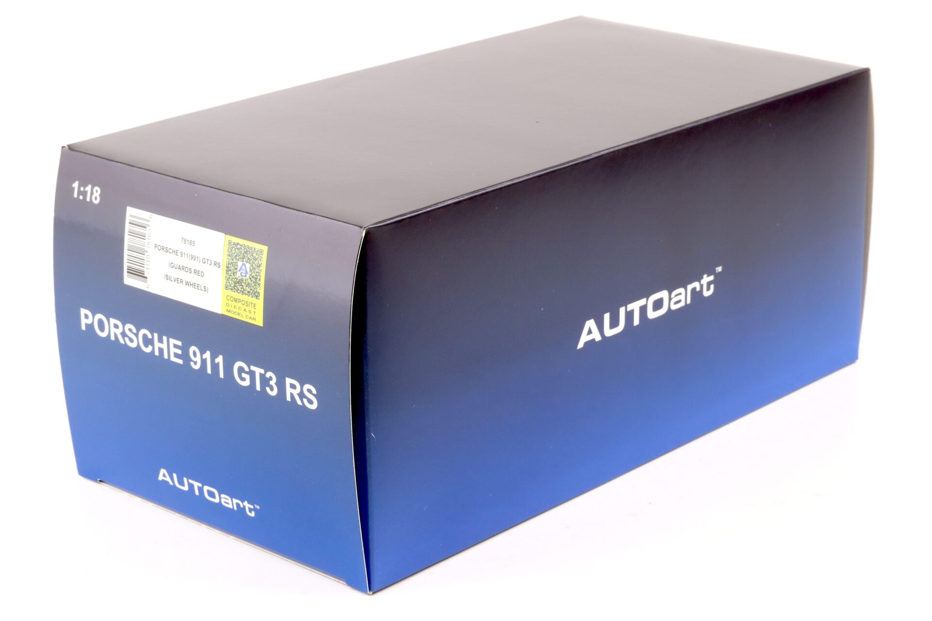 1:18 AUTOart Porsche 911 (991) GT3 RS guards red/ silver wheels 78165