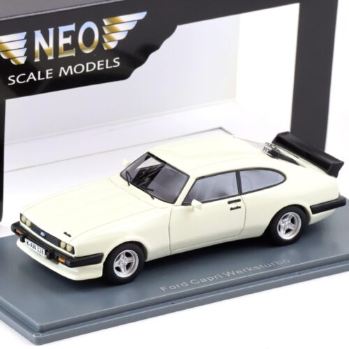 1:43 NEO Ford Capri MKIII Werksturbo 1980 white 43328