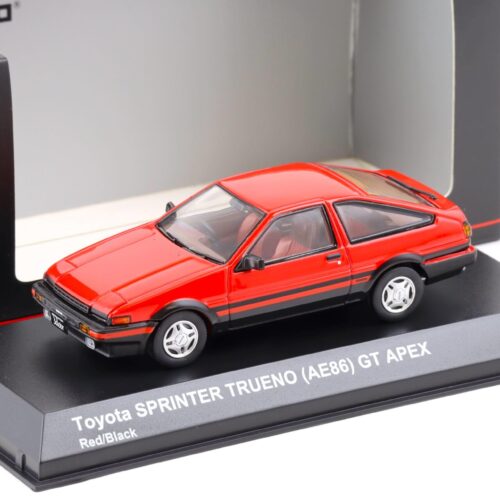 1:43 Kyosho Toyota Sprinter Trueno AE86 GT Apex 1986 red/ black