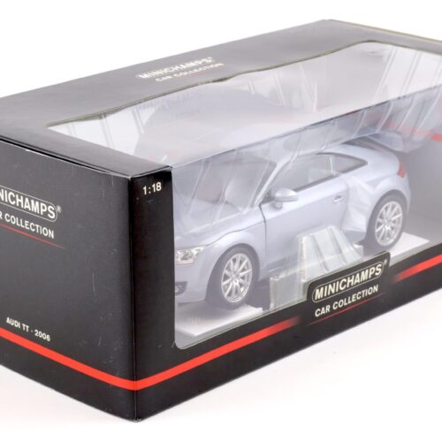 1:18 Minichamps Audi TT Coupe RHD 2006 silver-blue metallic