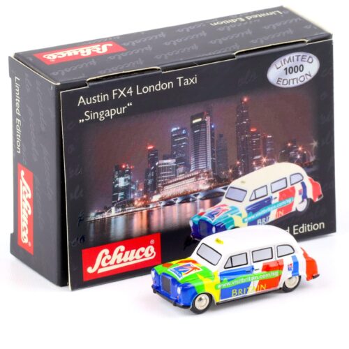 Schuco Piccolo Austin FX4 London Taxi Singapur