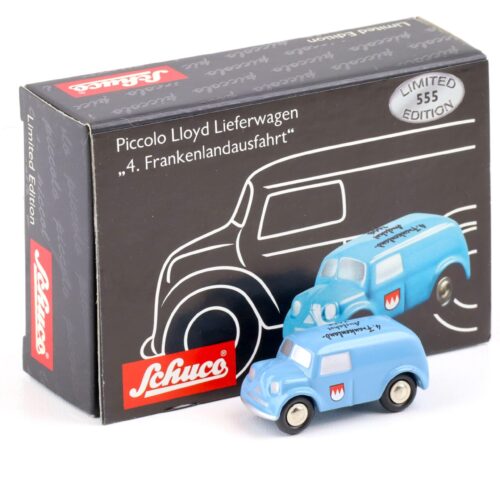 Schuco Piccolo Lloyd Lieferwagen Kasten 4. Frankenlandausfahrt blue