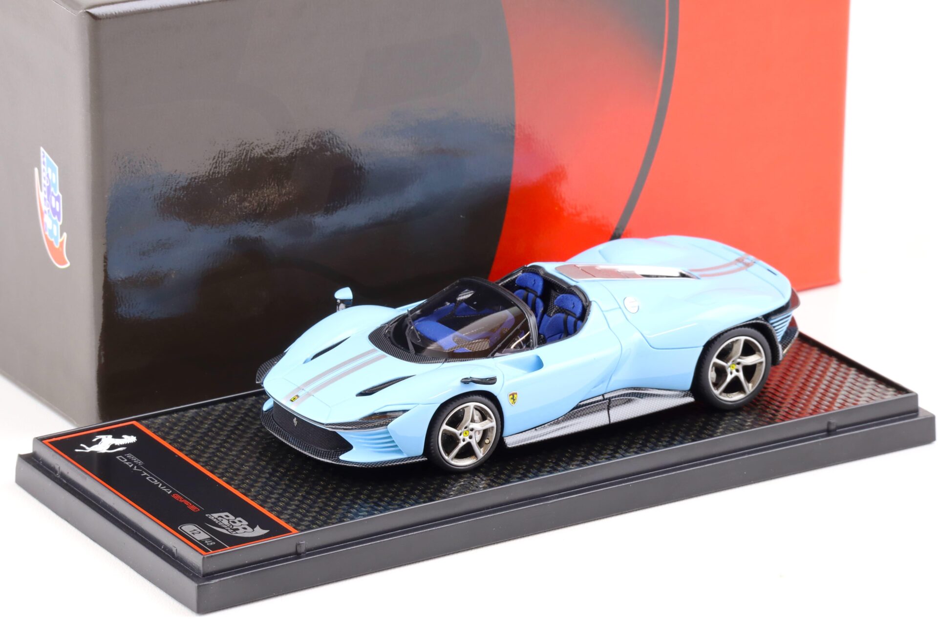 1:43 BBR Ferrari SP3 Daytona Serie Icona Azzurro la Plata blue - Limited 48 pcs.