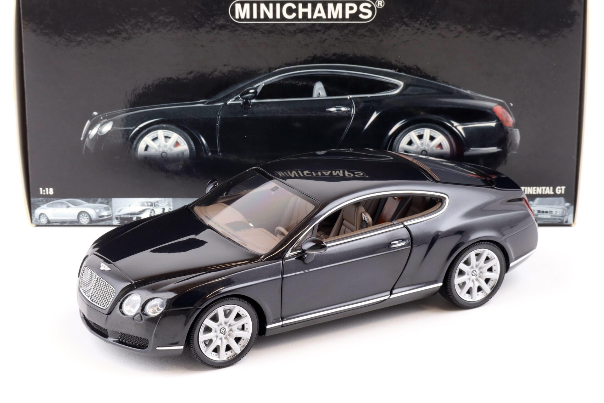 ID 85430 orig.jpg 1:18 Minichamps Bentley Continental GT Coupe 2006 black metallic