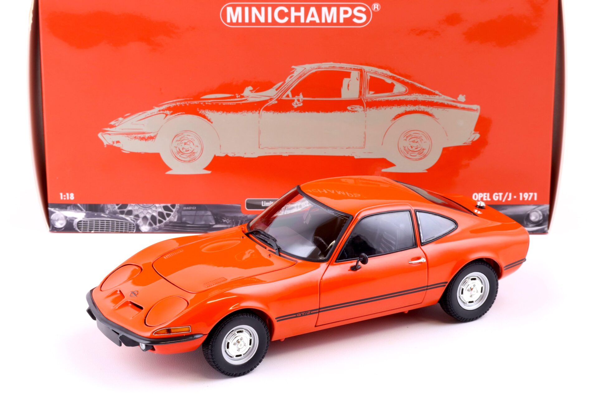 ID 85487 orig 1.jpg 1:18 Minichamps Opel GT/J Coupe 1971 red