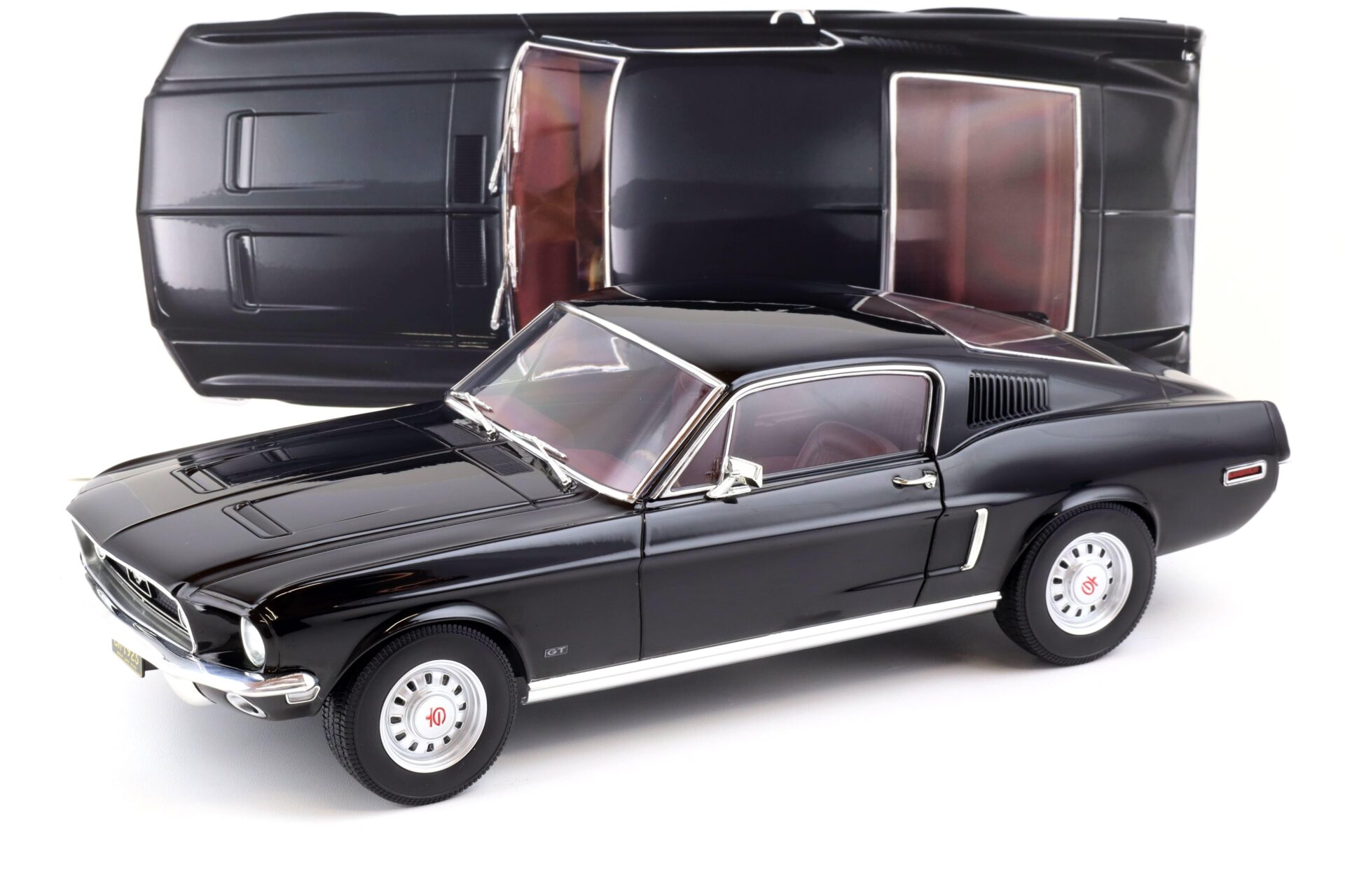 ID 85796 orig 1.jpg 1:12 Norev Ford Mustang Fastback Coupe 1968 black 122700