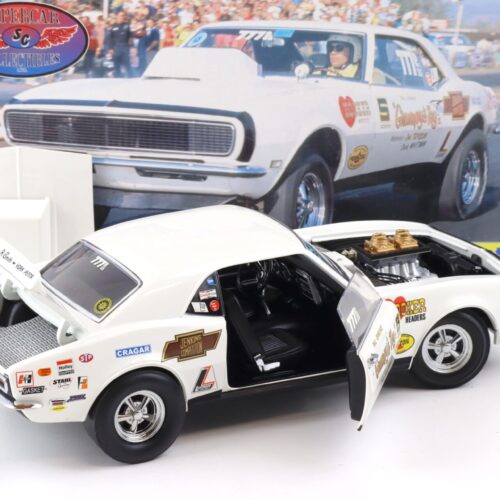 1:18 Exact Detail Supercar Chevrolet Camaro Pro Stock Grumpys Toy white WCC227