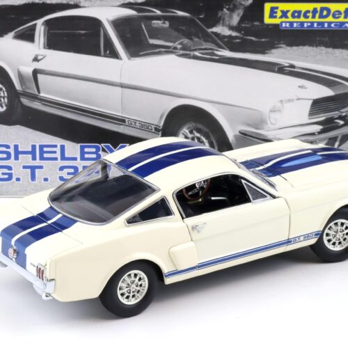 1:18 Exact Detail Shelby GT 350 Coupe 1966 white/ blue stripes