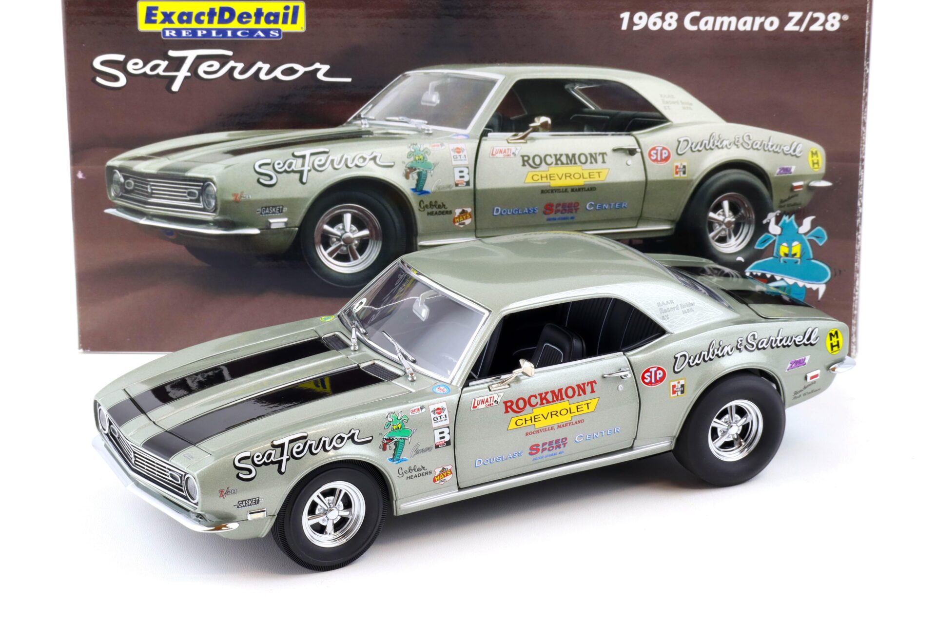 ID 86068 orig.jpg 1:18 Exact Detail 1968 Chevrolet Camaro Z/28 SeaTerror silver WCC224