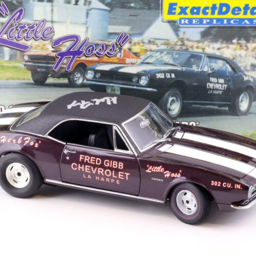 1:18 Exact Detail FRED GIBB´s 1967 Chevrolet Camaro Z/28 Stock Eliminator Little Hoss