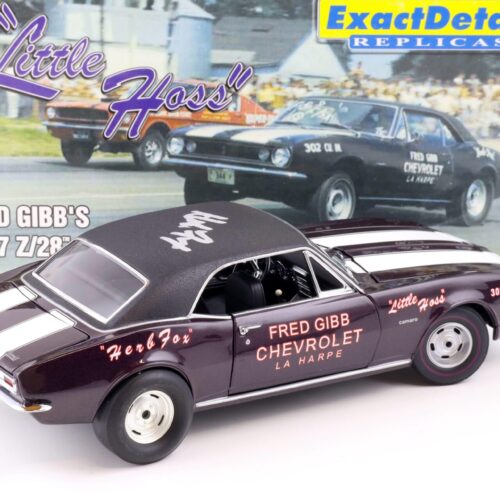 1:18 Exact Detail FRED GIBB´s 1967 Chevrolet Camaro Z/28 Stock Eliminator Little Hoss
