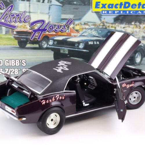 1:18 Exact Detail FRED GIBB´s 1967 Chevrolet Camaro Z/28 Stock Eliminator Little Hoss