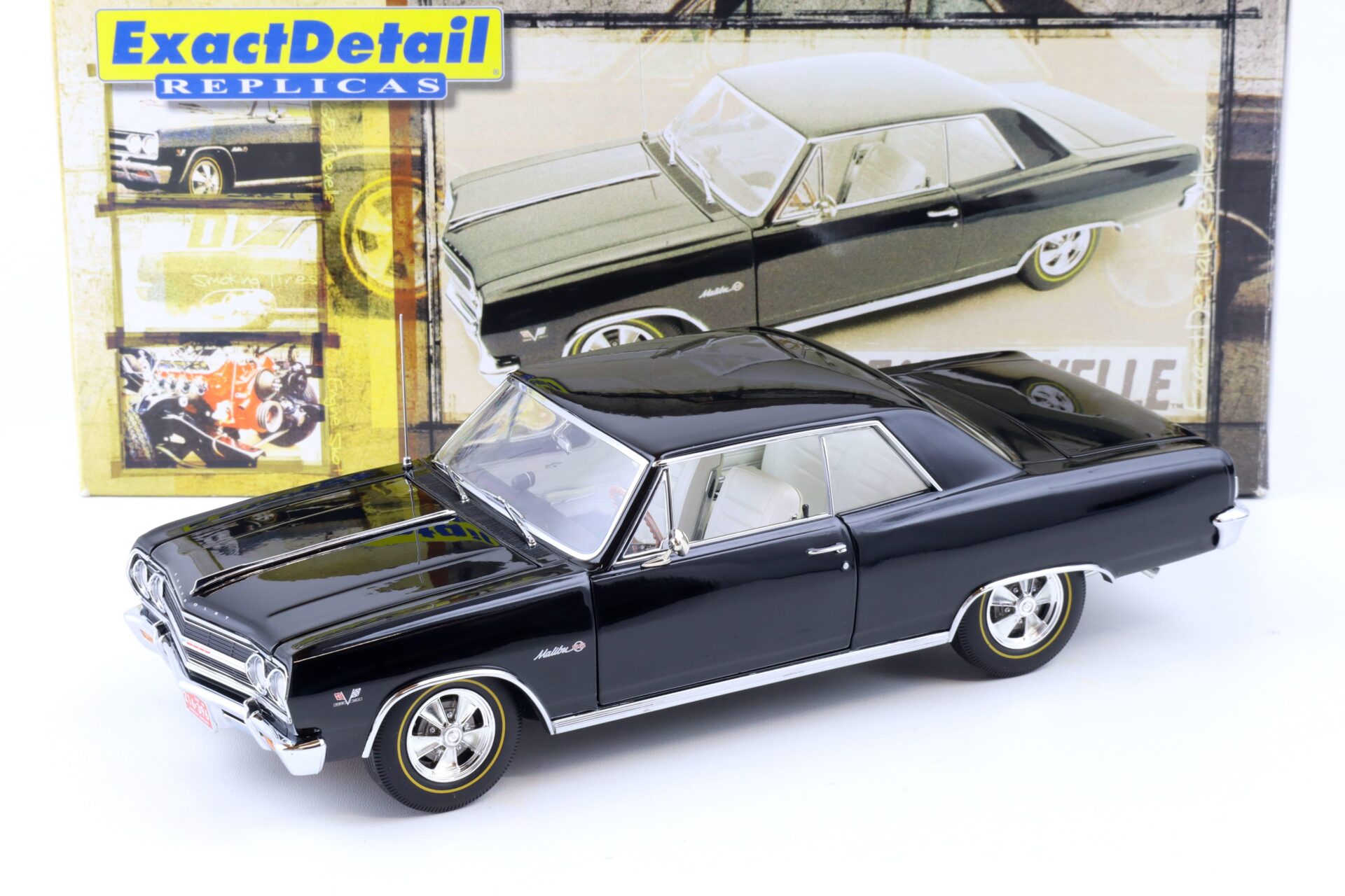 1:18 Exact Detail 1965 Chevrolet Chevelle Z16 Malibu 396 black WCC505A
