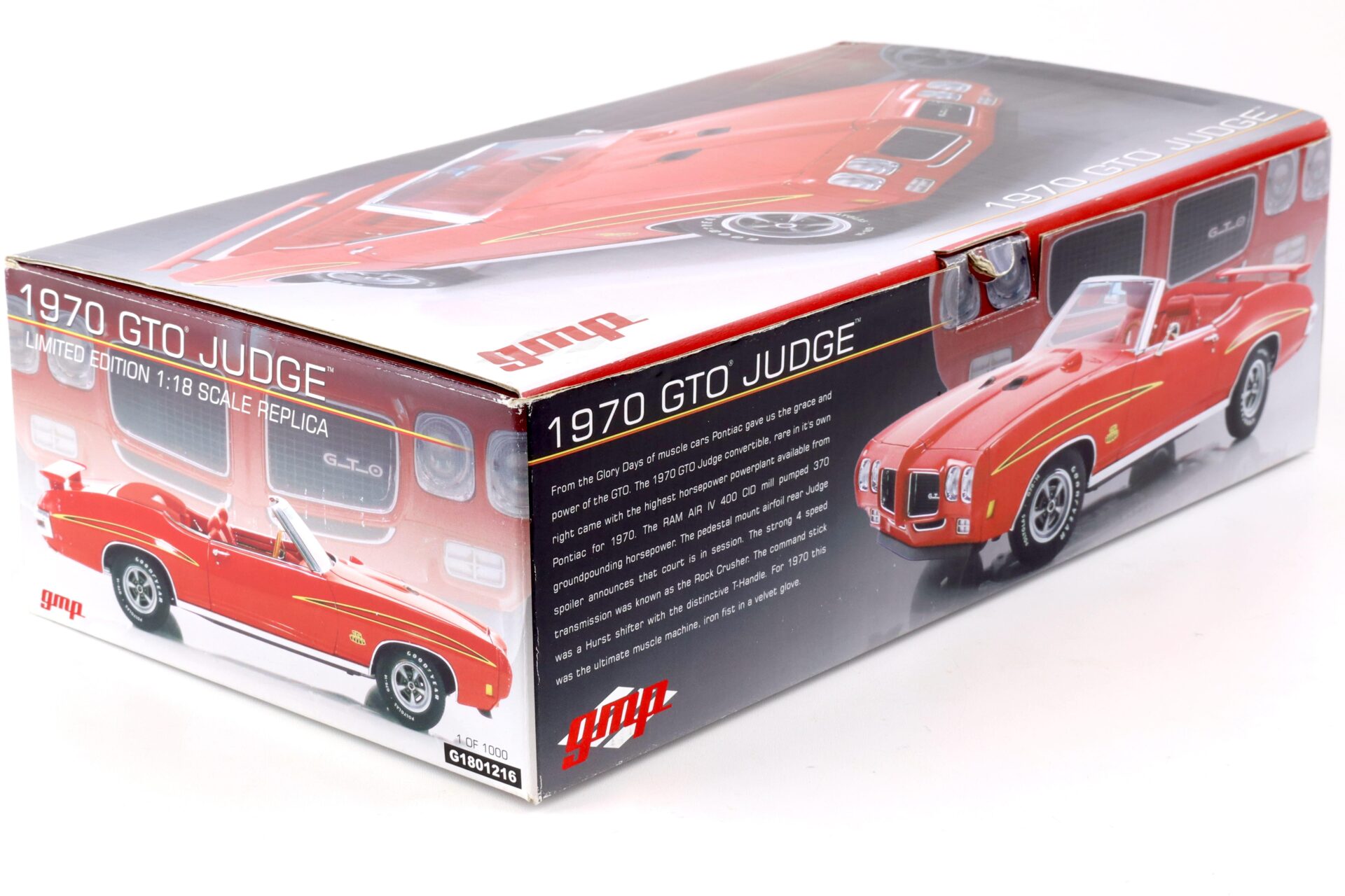 1:18 GMP 1970 Pontiac GTO JUDGE Convertible red G1801216