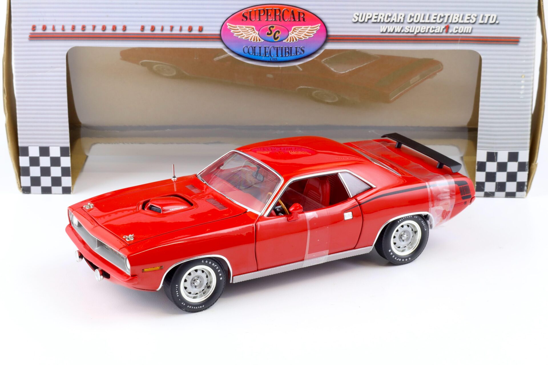 ID 86346 orig.jpg 1:18 Highway61 Supercar Plymouth Hemi Cuda Coupe red 50238