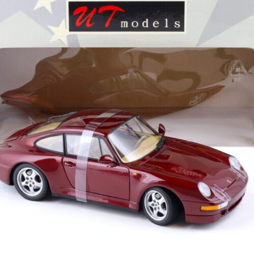 1:18 UT Models Porsche 911 (993) Carrera S Coupe metallic red 27827 - Image 2
