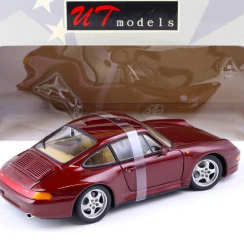 1:18 UT Models Porsche 911 (993) Carrera S Coupe metallic red 27827 - Image 3