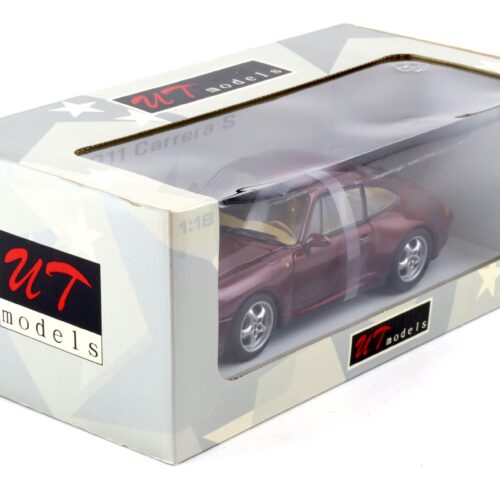 1:18 UT Models Porsche 911 (993) Carrera S Coupe metallic red 27827 - Image 4