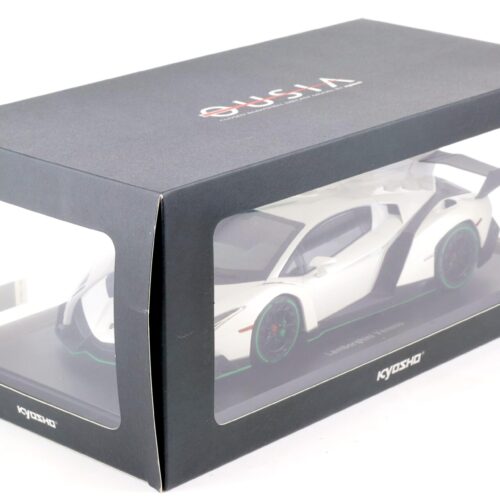 1:18 Kyosho Ousia Lamborghini Veneno Coupe white/ green Line C09501WG