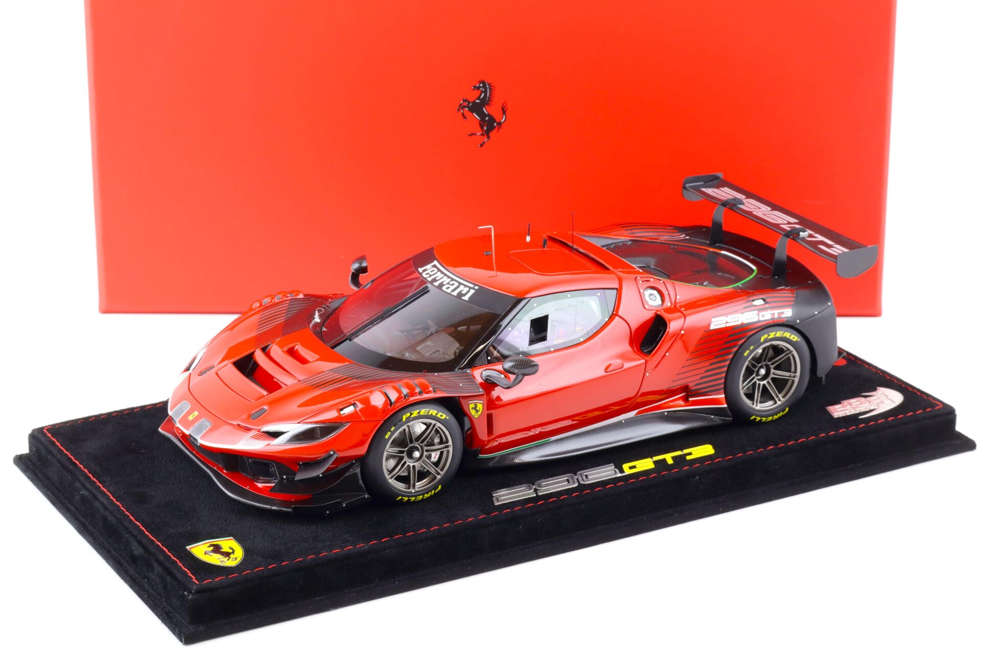 ID 86685 orig.jpg 1:18 BBR Ferrari 296 GT3 Rosso Corsa red 2022 - Limited 449 pcs.
