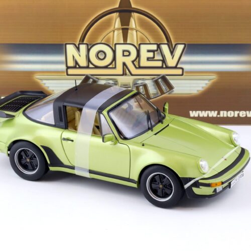 1:18 Norev Porsche 911 Turbo 3.3 Targa 1987 green metallic 187526