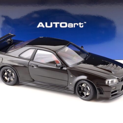 1:18 AUTOart Nissan Skyline GT-R (R34) Z-Tune 2005 black pearl 77463