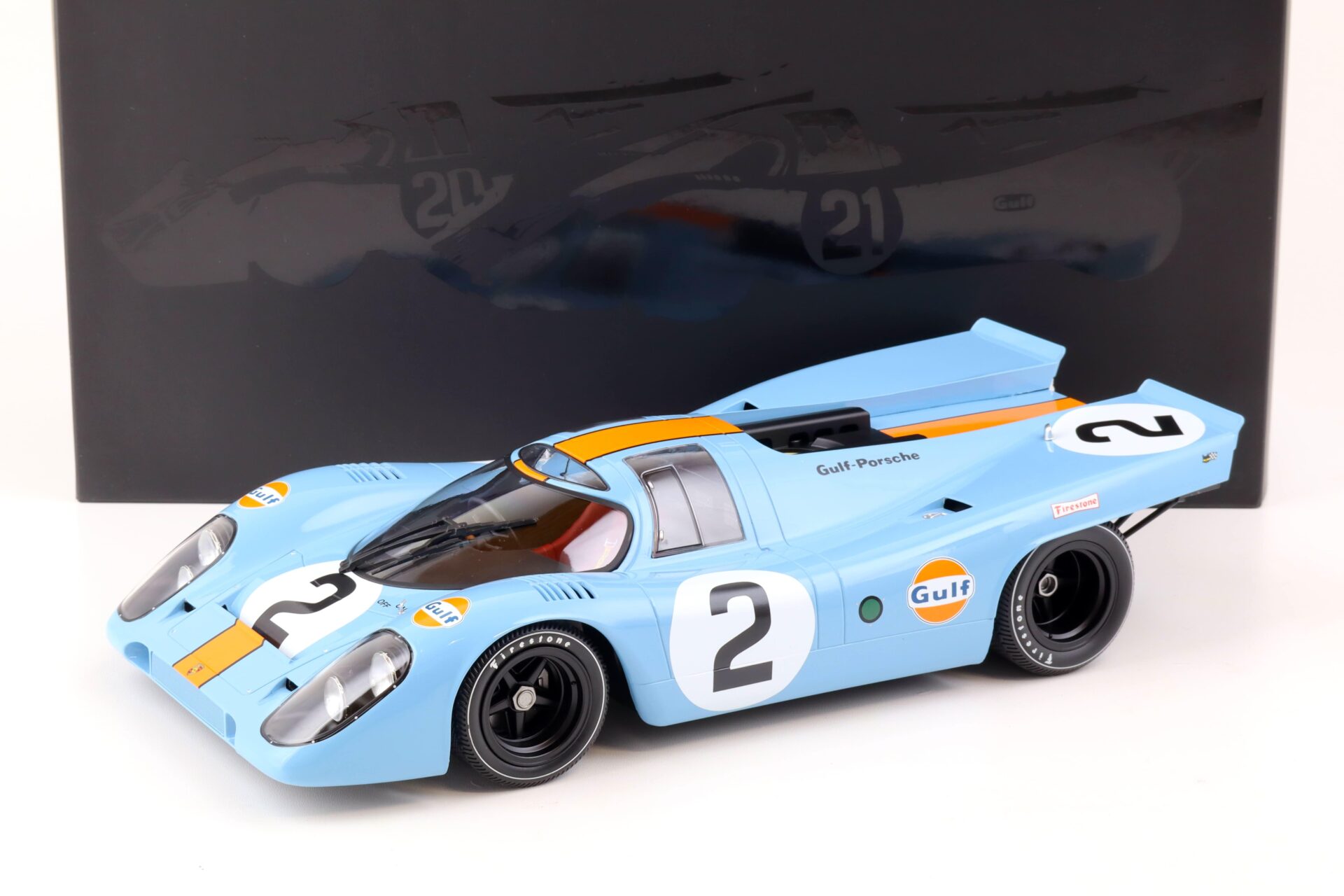1:12 Minichamps Porsche 917K J.W.Engineering Rodrigues Winners Daytona 24h 1970 GULF #2