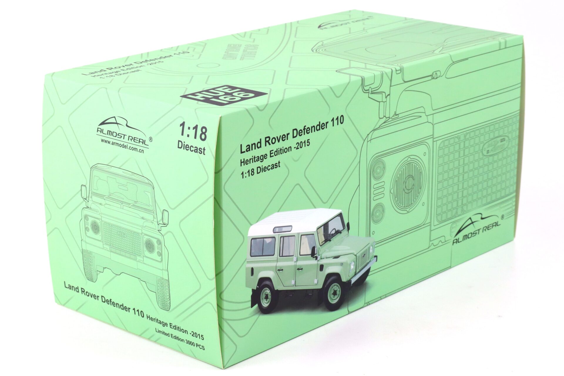 1:18 Almost Real Land Rover Defender 110 Heritage Edition 2015 green 810307