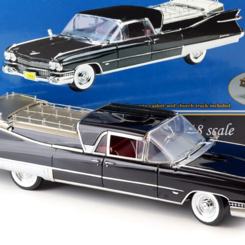 1:18 Sunset Coach Precision 1959 Cadillac Superior HEARSE Coupe de Fleur black - Image 2