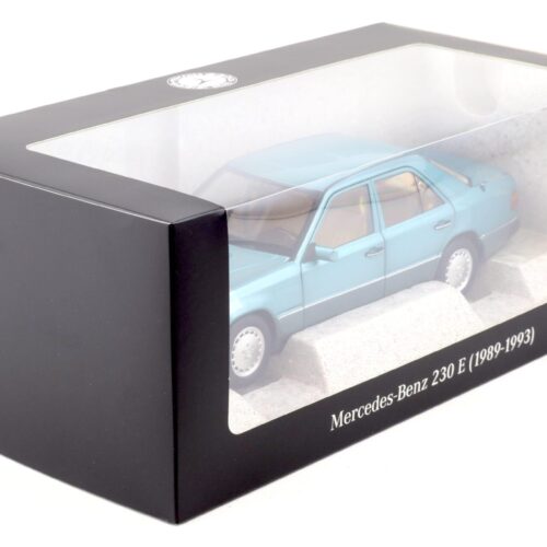 1:18 Norev Mercedes 230 E W124 Limousine 1992 beryll metallic DEALER VERSION