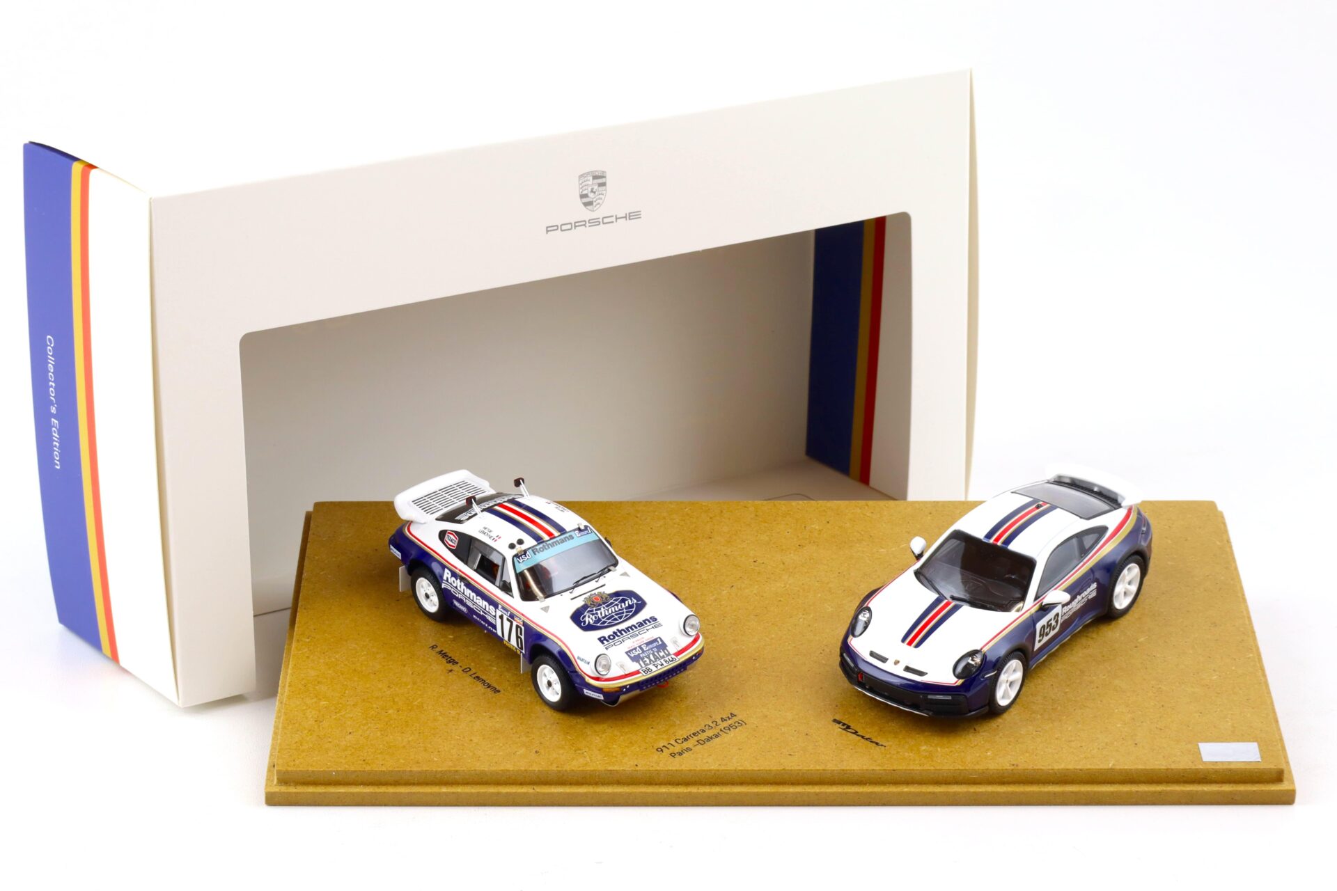 1:43 Spark Porsche 911 (992) Dakar + 953 Rally SET Rothmans Limited WAP DEALER