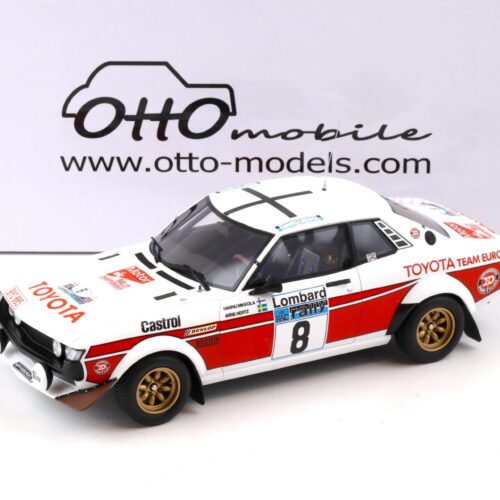 1:18 OTTO mobile OT1044 Toyota Celica RA21 Lombard RAC Rally 1977 white #8