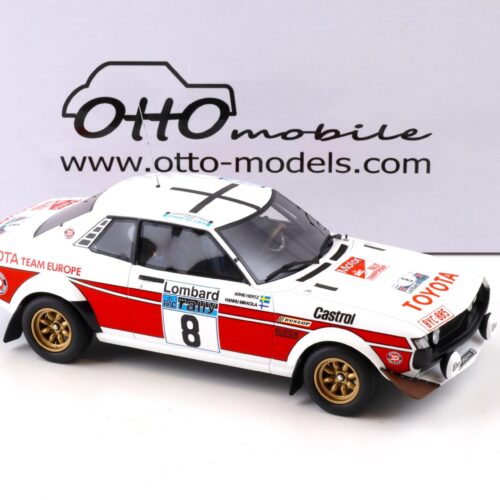 1:18 OTTO mobile OT1044 Toyota Celica RA21 Lombard RAC Rally 1977 white #8