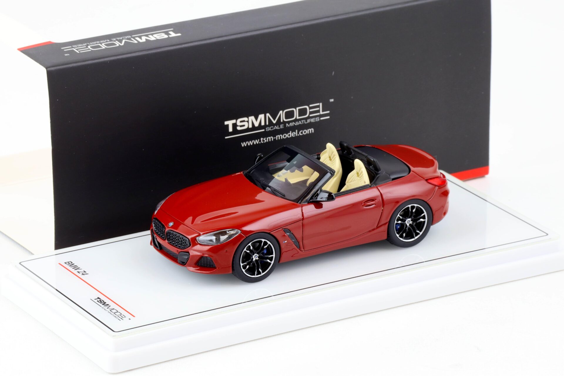 1:43 TSM Model BMW Z4 G29 Roadster 2019 San Francisco red metallic TSM430457