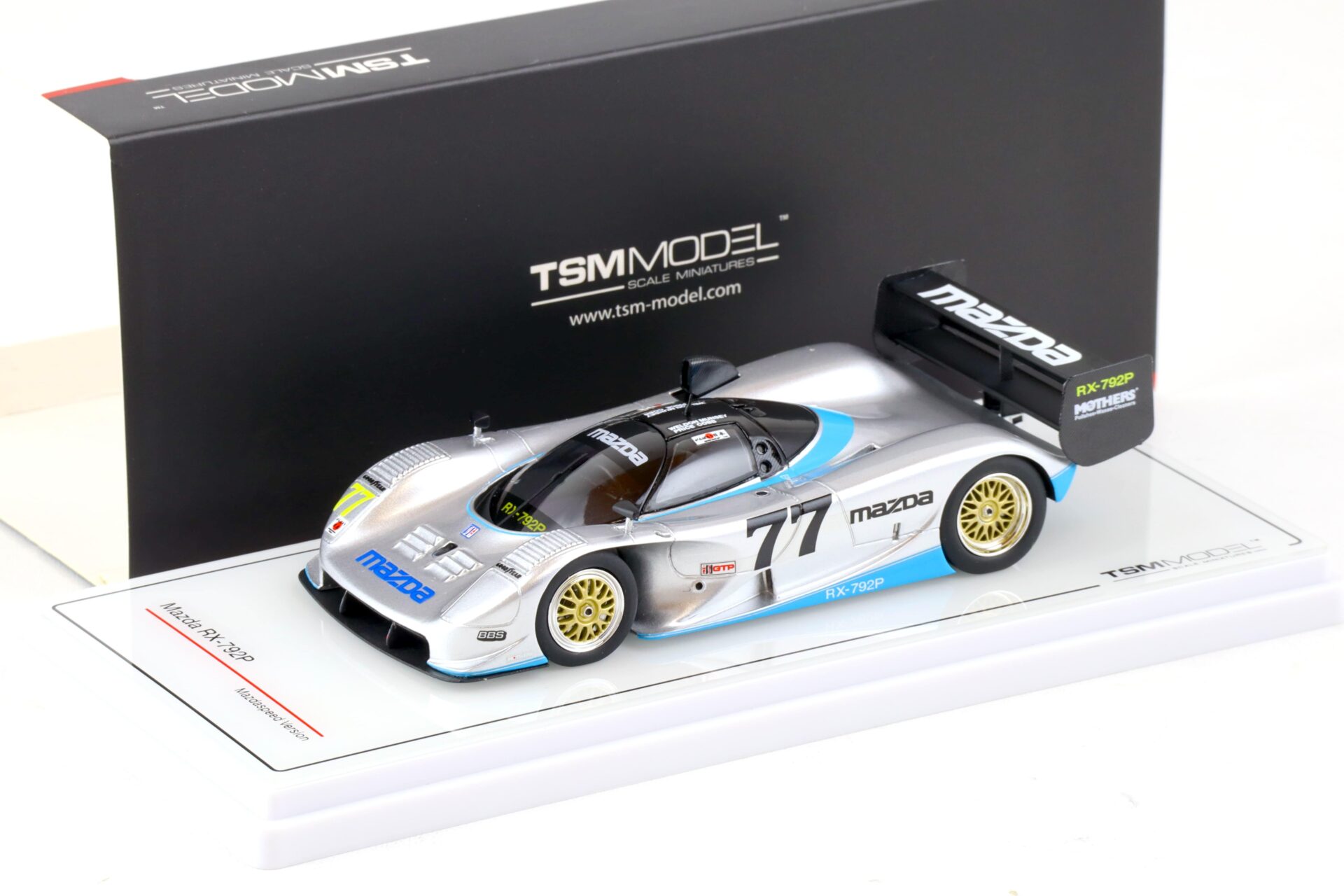 ID 88358 orig 1.jpg 1:43 TSM Model Mazda RX-792P MazdaSpeed Version #77 silver TSM430561