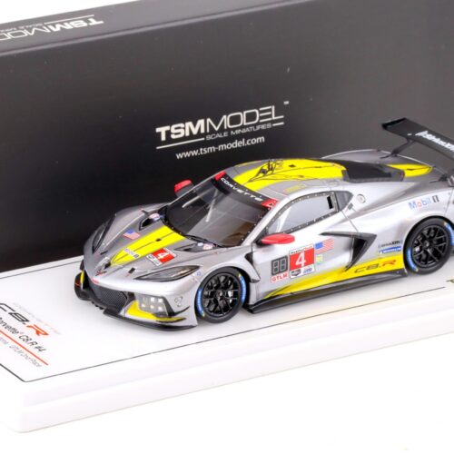 1:43 TSM Model Chevrolet Corvette C8.R #4 IMSA 24h of Daytona GTLM 2nd Place 2021 TSM430551 - Image 1