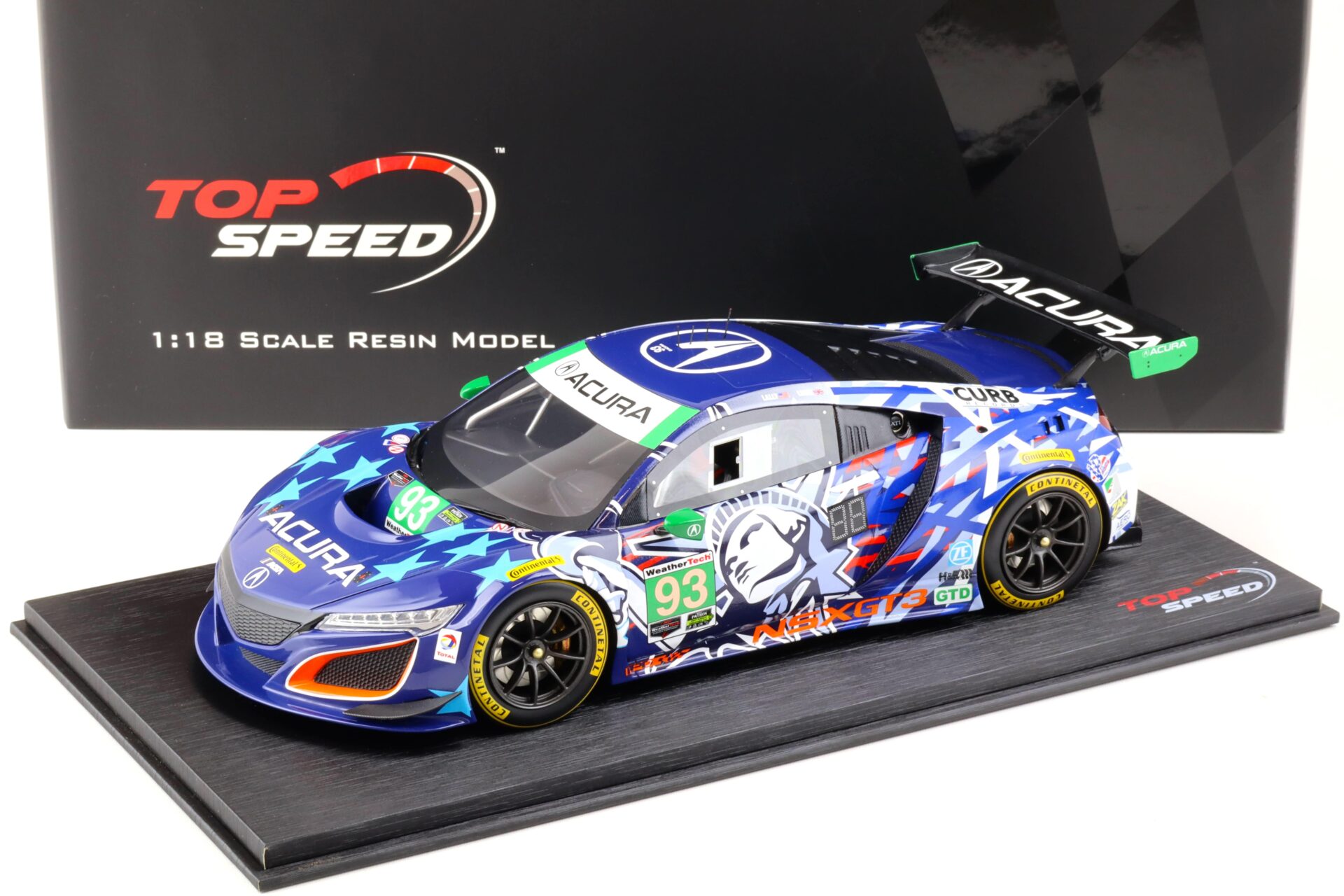 ID 88648 orig 1.jpg 1:18 Top Speed Acura NSX GT3 #93 IMSA Champion 2017 Statue of Liberty TS0271