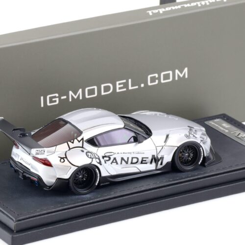 1:43 Ignition Model IG2146 Toyota Pandem Supra A90 silver/ black - Image 2