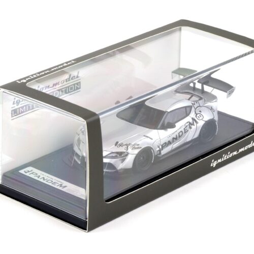 1:43 Ignition Model IG2146 Toyota Pandem Supra A90 silver/ black - Image 3
