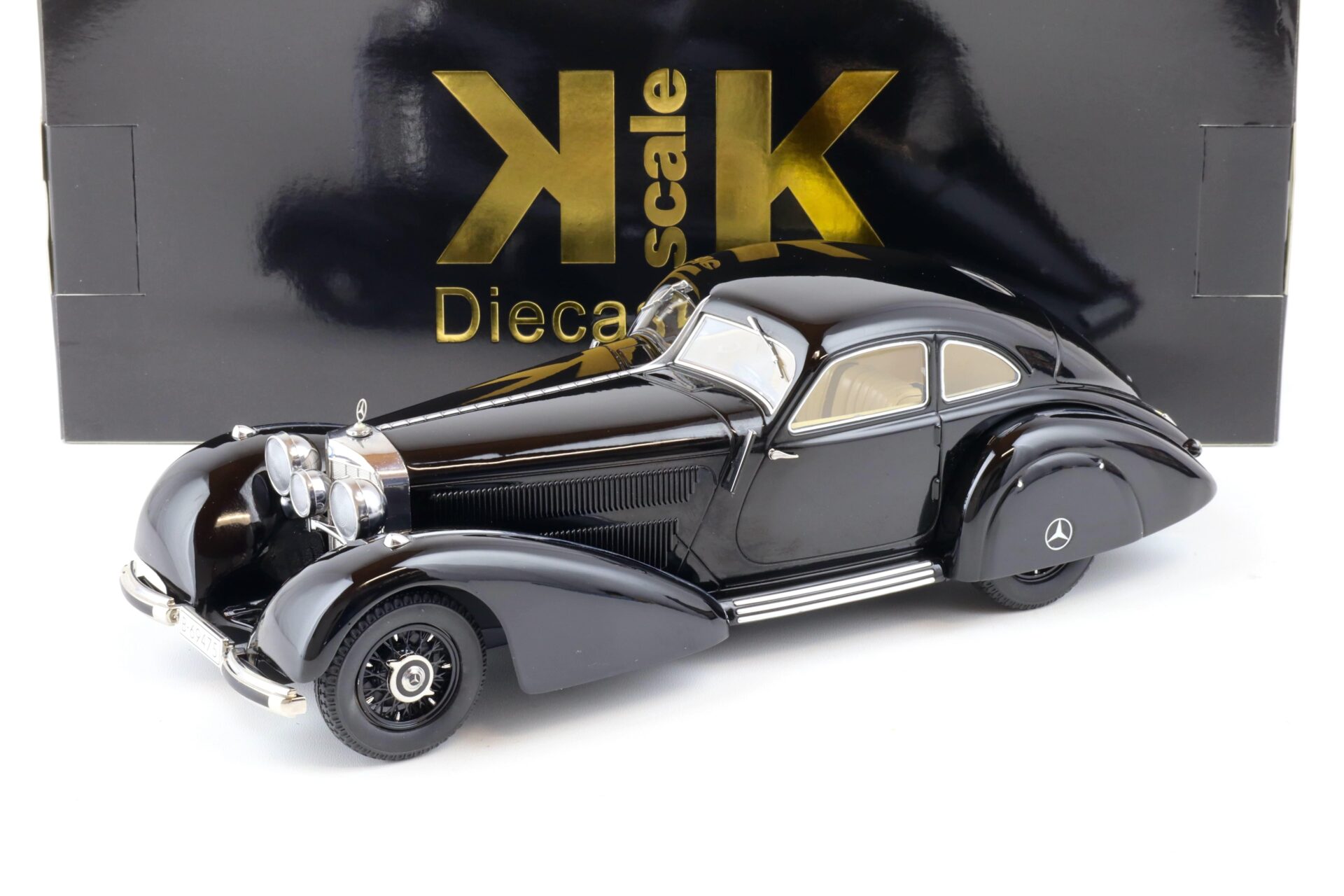 ID 88868 orig 1.jpg 1:18 KK-Scale Mercedes 540K Autobahnkurier 1938 black