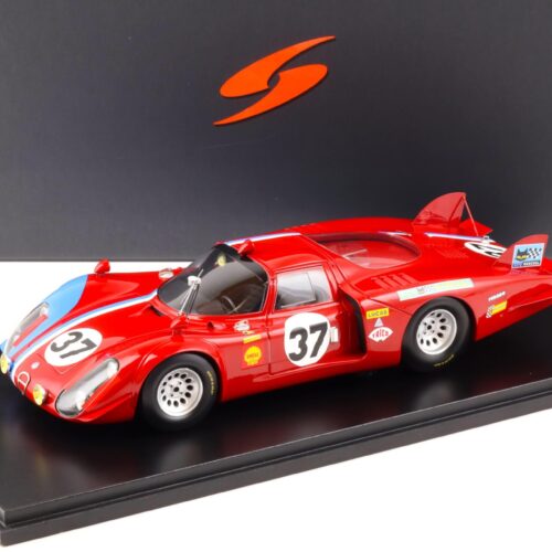 1:18 Spark Alfa Romeo 33/2 Le Mans 24h 1968 #37 Team VDS Pilette/ Slotemaker