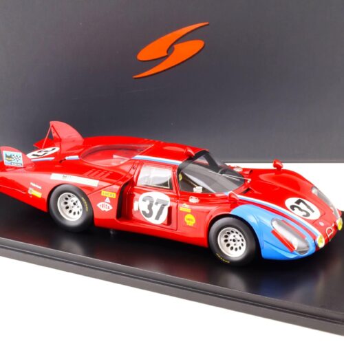 1:18 Spark Alfa Romeo 33/2 Le Mans 24h 1968 #37 Team VDS Pilette/ Slotemaker